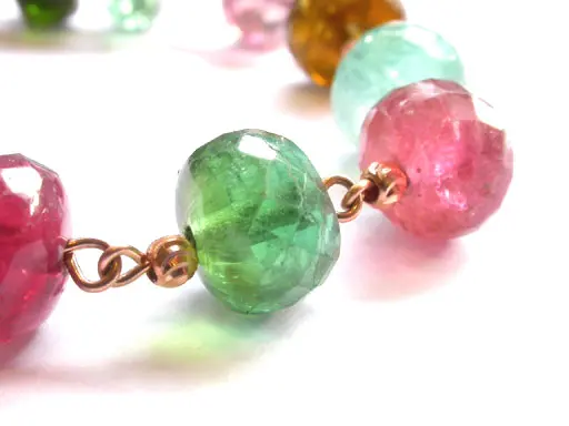 Tourmaline and Gold Bracelet