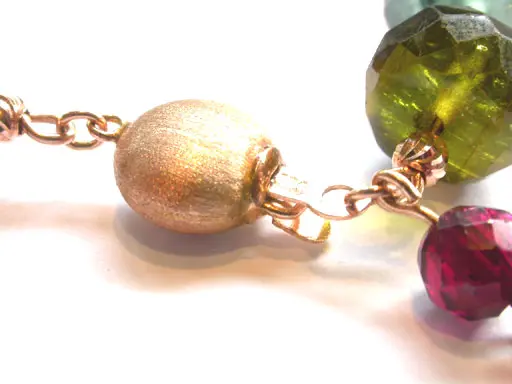 Tourmaline and Gold Bracelet