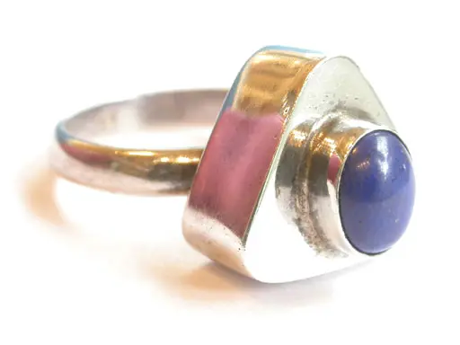 Lapis Silver Ring