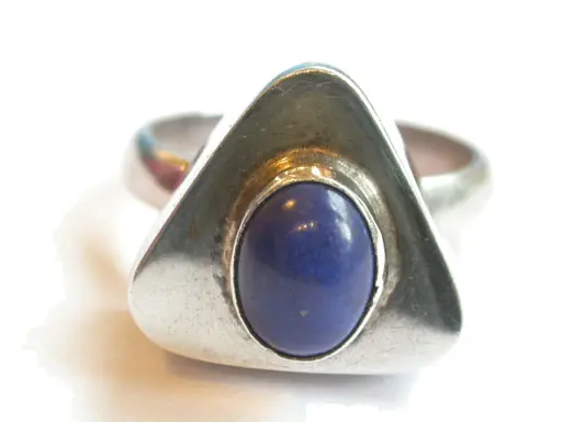 Lapis Silver Ring