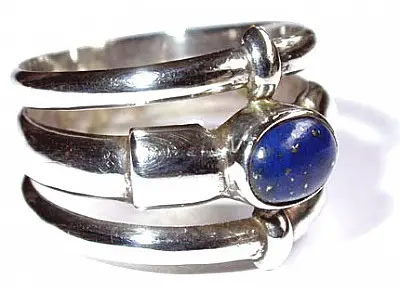 Lapis Silver Ring