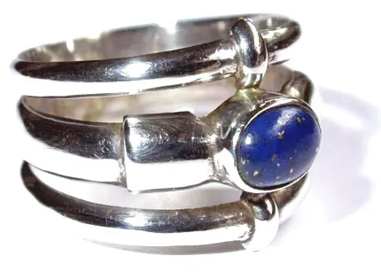 Lapis Silver Ring