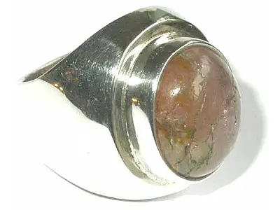 Tourmaline Silver Ring