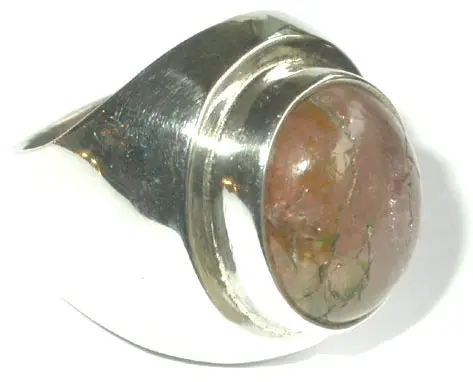 Tourmaline Silver Ring