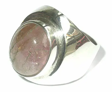 Tourmaline Silver Ring