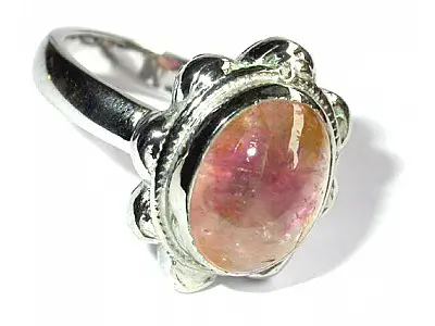 Tourmaline Silver Ring