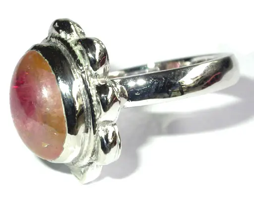 Tourmaline Silver Ring