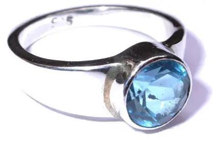 Topaz Silver Ring