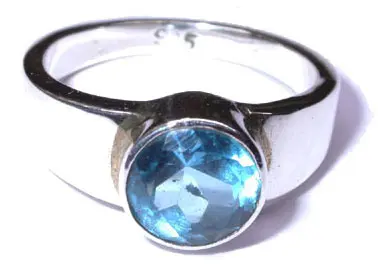 Topaz Silver Ring