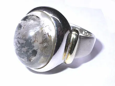 Tourmaline Silver Ring