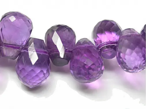 Amethyst Supreme Faceted Raindrop Bracelet