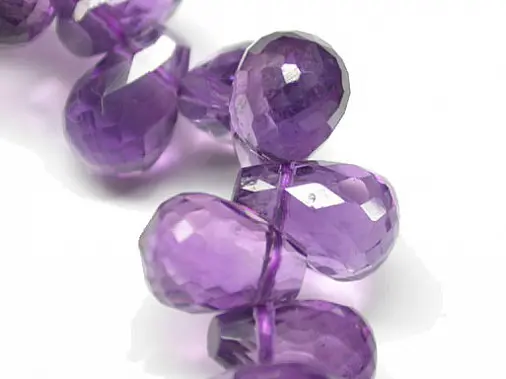 Amethyst Supreme Faceted Raindrop Bracelet