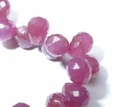 Ruby Faceted Bracelet