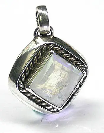 Moon Stone Silver Pendant