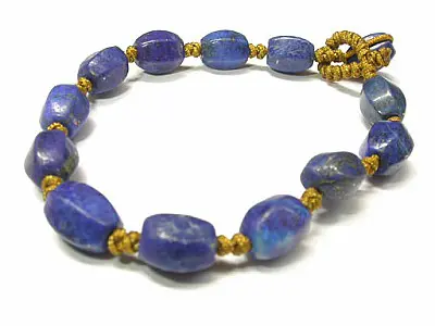 Lapis Bead Bracelet