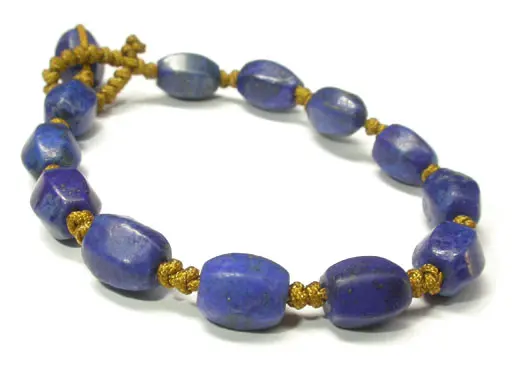 Lapis Bead Bracelet