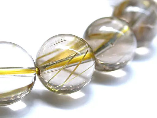 Rutilated Quartz Beads Bracelet