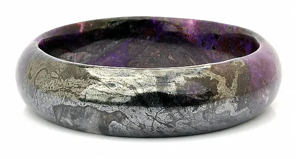 Natural Sugilite Gemstone Bangle Bracelet