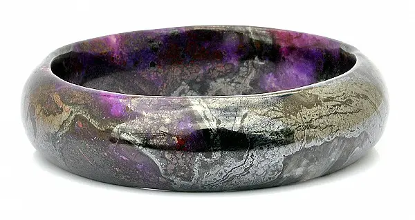 Natural Sugilite Gemstone Bangle Bracelet