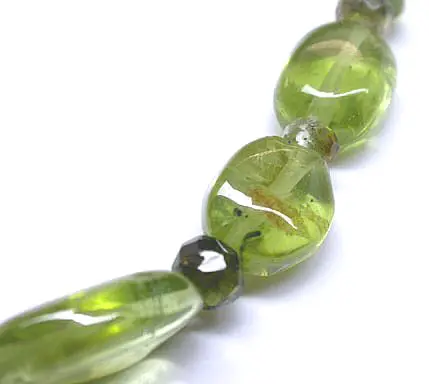 Peridot with Tourmaline Beads Bracelet