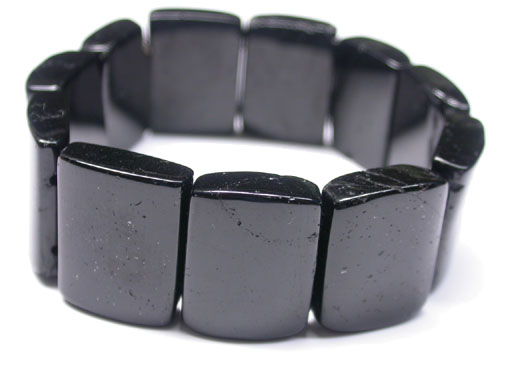 Black Tourmaline Lamel Bracelet
