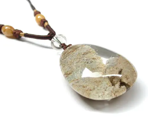 Clear Quartz Rock Pendant