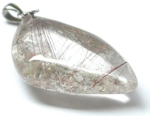 Red Rutilated Quartz Pendant