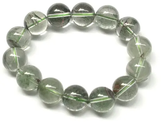 Phantom Quartz 14 Beads Bracelet