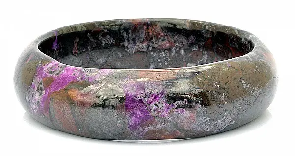 Natural Sugilite Bangle Bracelet