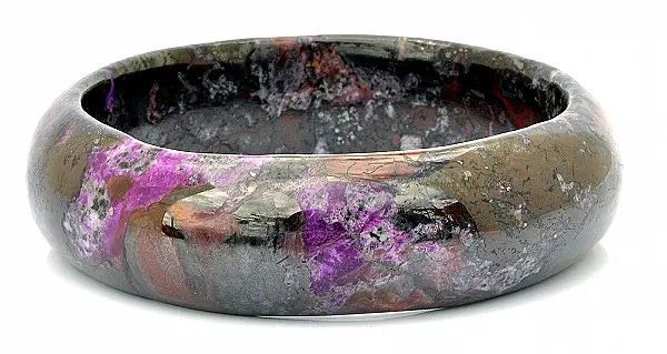 Natural Sugilite Bangle Bracelet