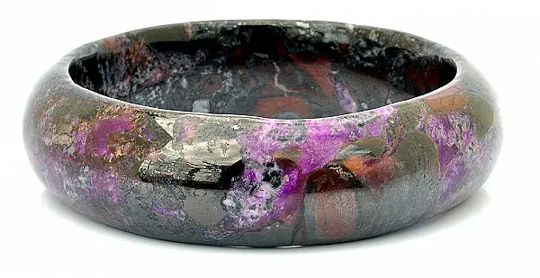 Natural Sugilite Bangle Bracelet