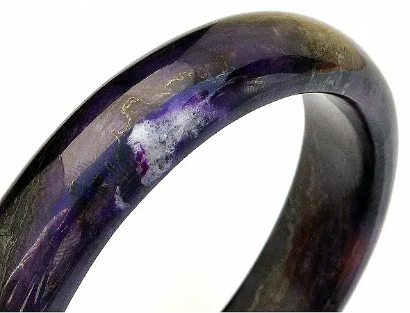 Natural Sugilite Bangle Bracelet