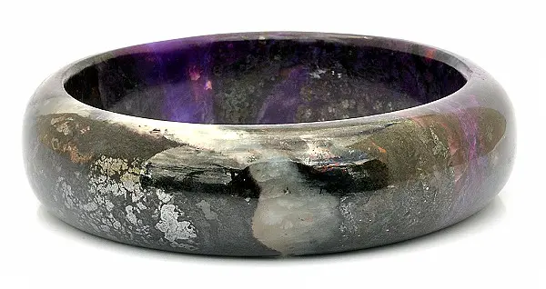 Natural Sugilite Bangle Bracelet