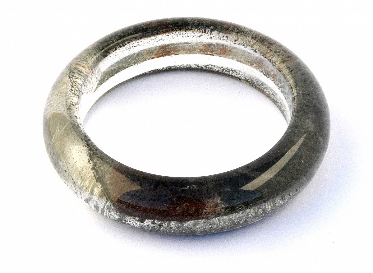 Natural Brazilian Phantom Quartz Bangle Bracelet