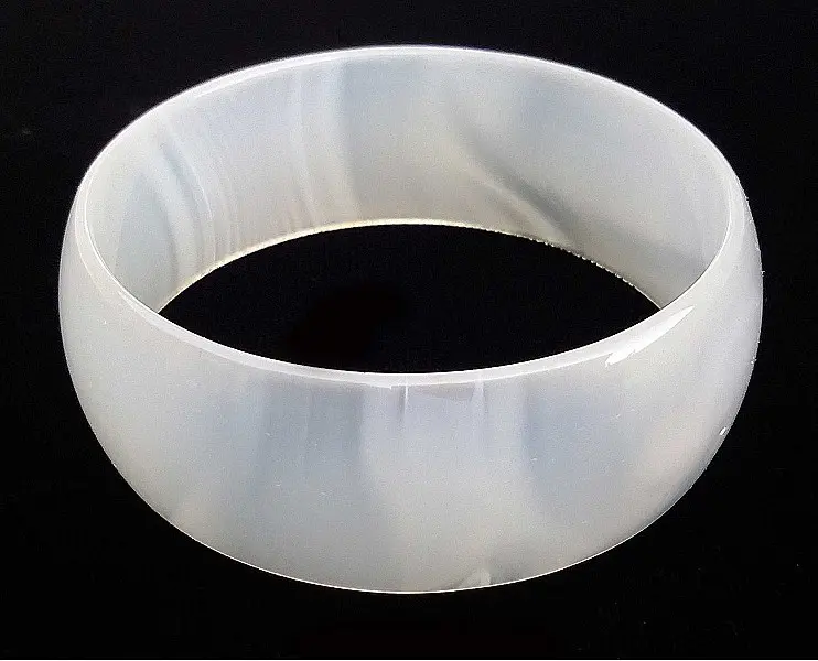 White plastic bangle discount bracelet
