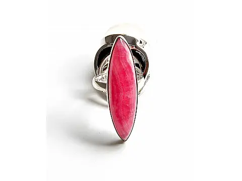 Rhodochrosite 925 Sterling silver Ring