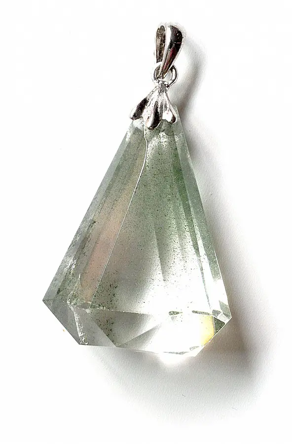 Phantom Quartz faceted Pendant