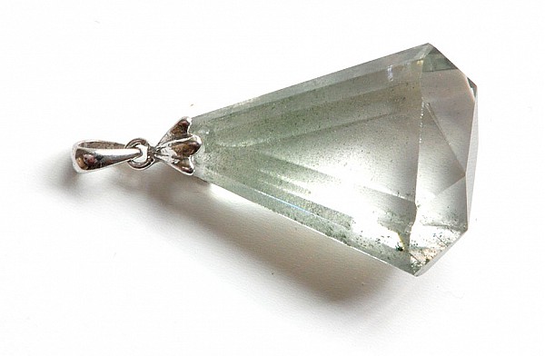 Phantom Quartz faceted Pendant
