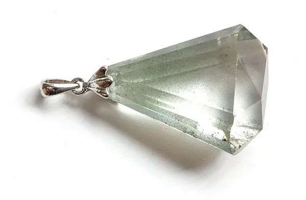 Phantom Quartz faceted Pendant