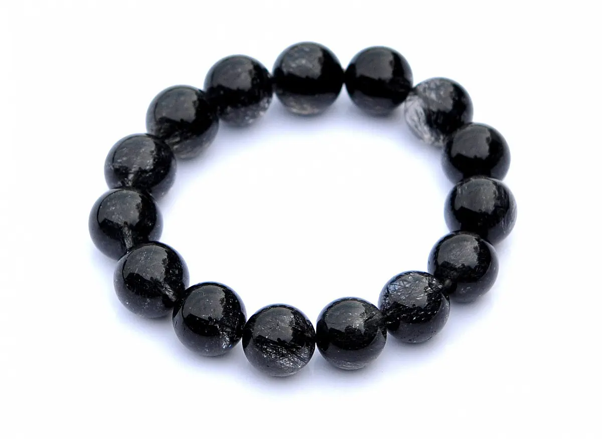 Black Rutilated Bracelet