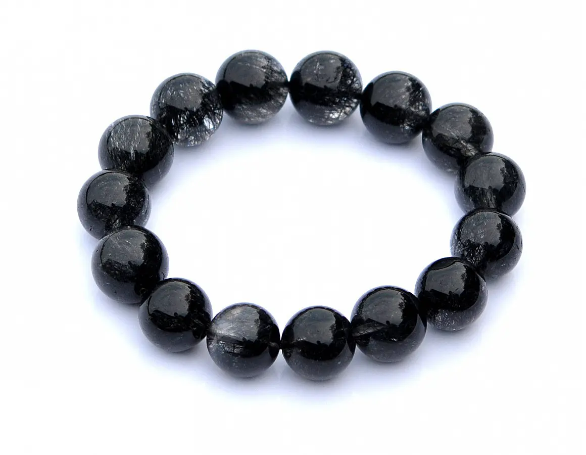 Black Rutilated Bracelet