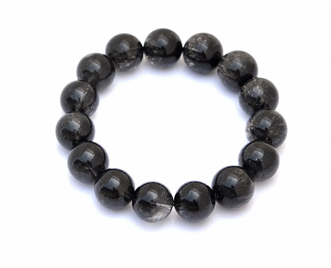 Black Rutilated Bracelet