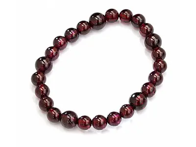 Garnet Beads Bracelet