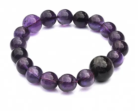 Amethyst Beads Bracelet