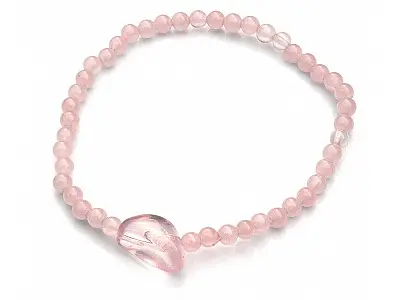 Rose Quartz Beads Bracelet