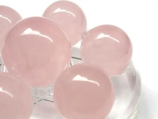 Rose Quartz Spheres Star of David