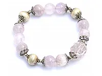 紫鋰輝（孔賽石）純銀手珠手鍊