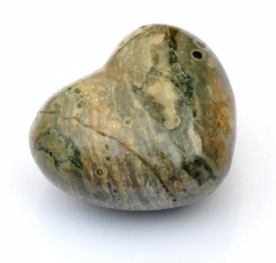 Ocean Jasper Heart