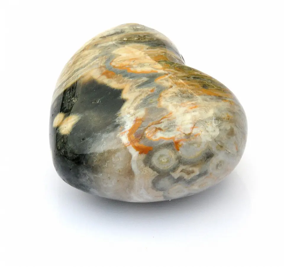 Ocean Jasper Heart