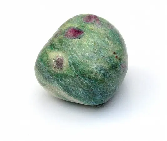 Ruby Fuchsite, Ruby Zoisite Tumbled stone